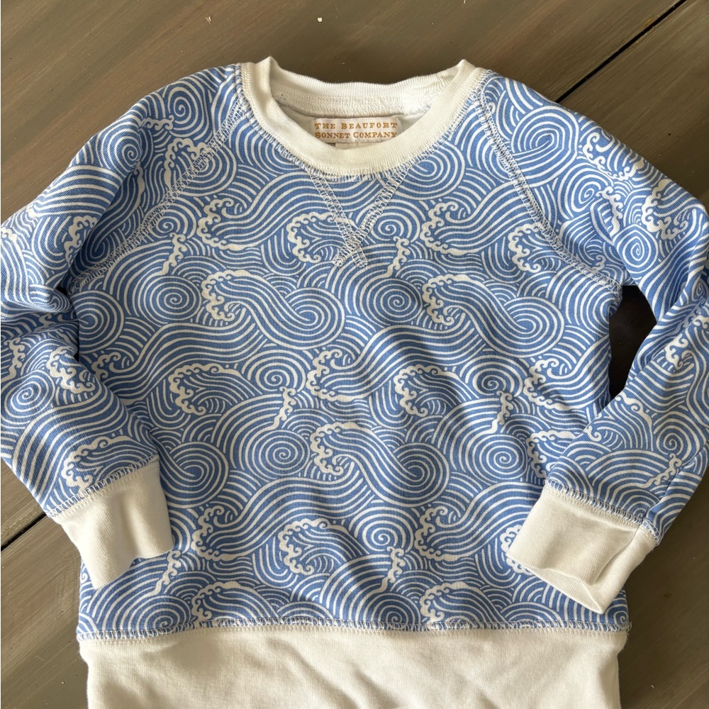 TBBC Cassidy crewneck wave print